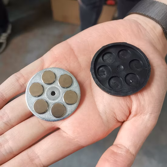 Super Strong Rubber Coated Magnetic Mount External Thread Neodymium Pot Magnet