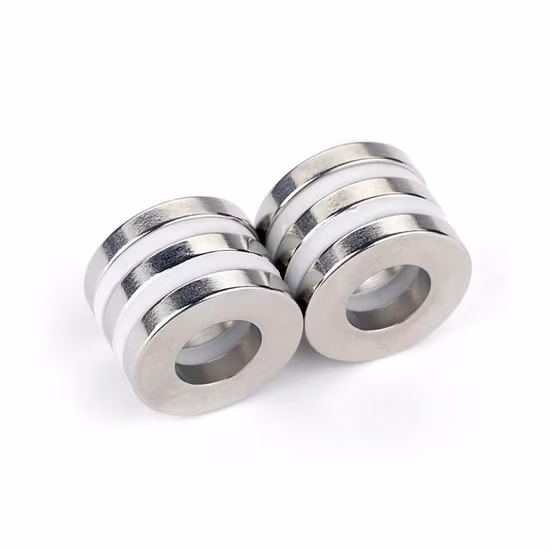 Manufatura líder chinesa de ímãs em barra N52 ímã de anel de neodímio ímãs NdFeB personalizados