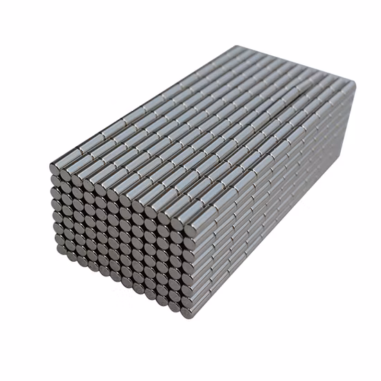 Ímã de cilindro forte de neodímio permanente usado na indústria